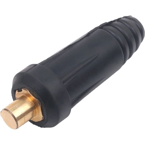 connecteur de câble de soudage TIG de 10 à 25 mm ou prise DKJ à raccord rapide (mâle) (1/5)