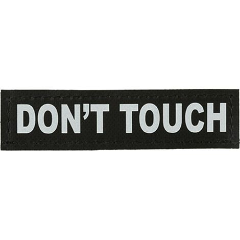 Etichette per imbracatura Julius K9 DON'T TOUCH XS (2 Unità) (1/2)