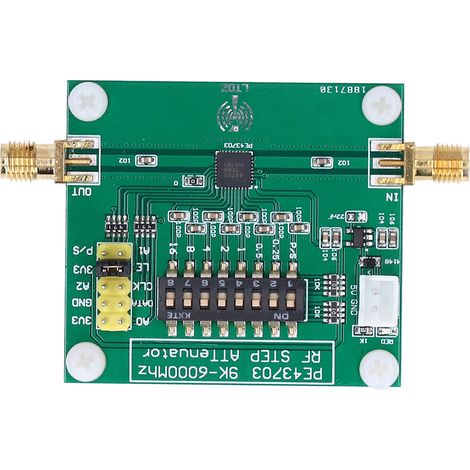 Module atténuateur RF numérique 9 kHz – 4 GHz, bande passante de 0,25 dB à 31,75 dB, accessoire PE43703 (1/5)