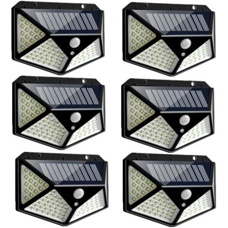 100 LED-Solarleuchten, IP65 wasserdicht für den Außenbereich – 6er-Pack (1/5)