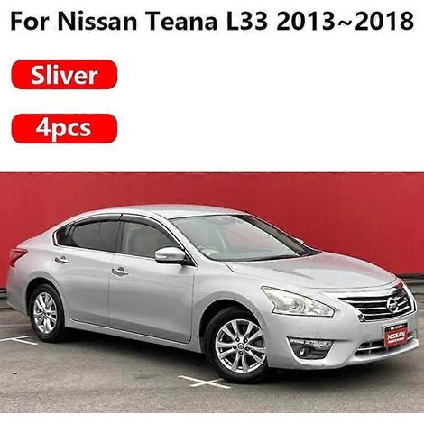 Bavettes de protection pour Nissan Teana (2013-2018) - Accessoires pour Nissan L33 (2017-2016) - Garde-boue avant, peinture cuite - Argent (1/5)