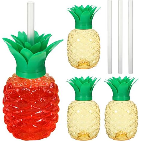 Plastic Cups with Straw Lid Milk Reusable Water Coffee Smoothie Bubble Tea Cup (1/5)