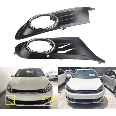 2x Nebelscheinwerferabdeckung vorne links/rechts für VW Golf 6 MK6 2008-2013 (1/5)