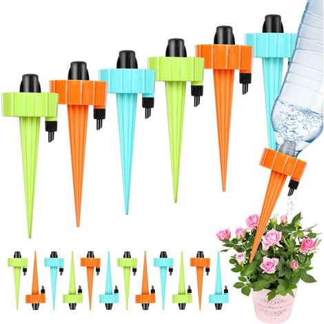 18-piece Drip Irrigation Kit, Automatic Plant Sprinklers Irrigation System, Adjustable Speed Watering Device for Potted Plants in the Garden, Indoors, Outdoors (1/5)