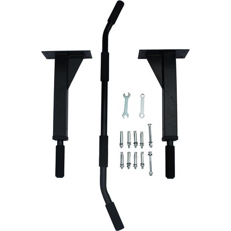Barre de traction murale, fixation universelle, poignées en mousse antidérapante, équipement de musculation, barre pour haut du corps (1/5)