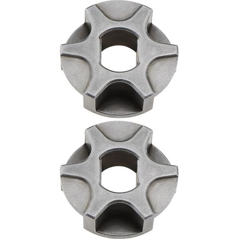 2 Pièces 3/8"pignon de Tronçonneuse Ouverture Cannelée 9mm Engrenage de Guidage Intégré Tronçonneuse Électrique Pièces de Rechange Compatible avec DUC254 DUC204 (1/5)