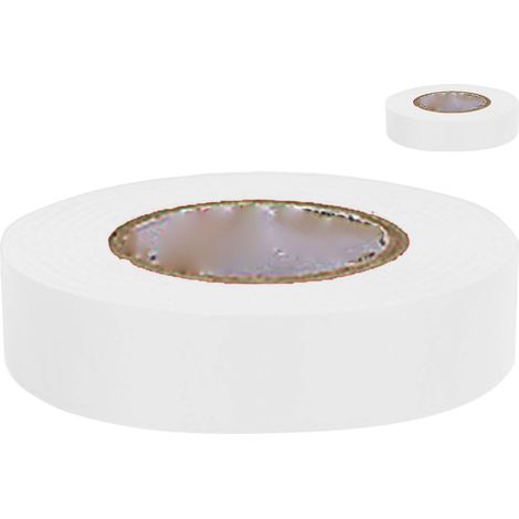 Universelles 600V Hochspannungs-PVC-Isolierband, industrielles Hochleistungs-Elektroisolierband, weiß, 20 Meter (1600er Rolle) (1/5)