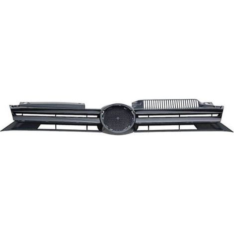 Grille de calandre avant noire ouverte Volkswagen Golf 6 2008-2012