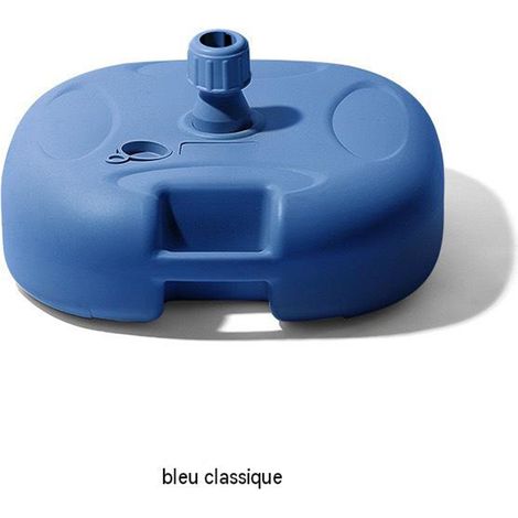 Sonnenschirmständer mit 20-Liter-Wasser- oder Sandbehälter – Rutschfester Sonnenschirmständer mit Wasserreservoir für den Garten, 1 Stück, Klassisches Blau (1/4)