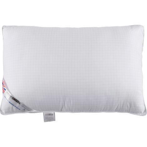 HOMESCAPES Anti Stress Pillow Carbon Enriched Super Microfibre Extra Fill (1/5)