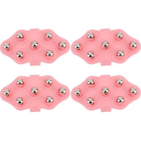 Gants de massage magnétiques 4 pièces avec 7 billes pour soins du corps et relaxation (1/5)