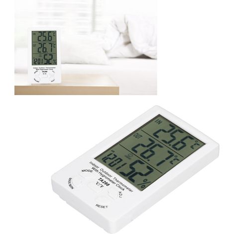 TA298 Elektronisches Thermometer und Hygrometer mit Display: Kombigerät aus Thermometer und Hygrometer mit Sonde (1/5)