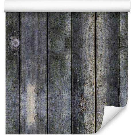 Papier peint style vintage planches de bois 50x1000 cm (1/5)