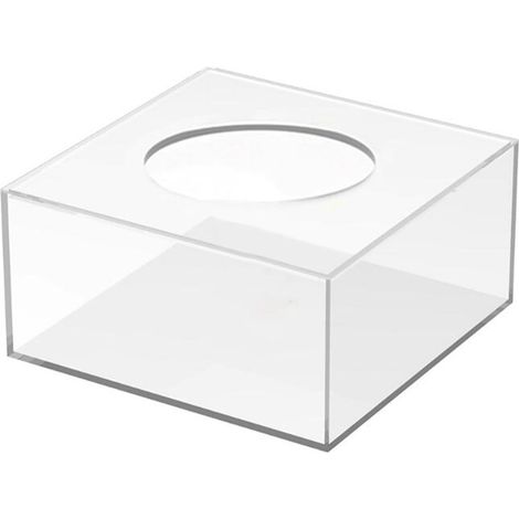 Support Pour Gâteau - Acrylique Transparent - Carré - 20 cm - Pour Décoration Intérieure Événements Festifs