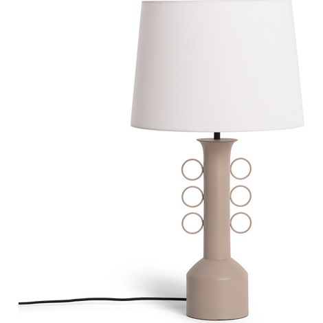 Lámpara de Mesa Metal Veravil Beige (1/4)