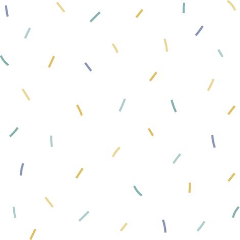 papier peint confettis jaune, bleu et blanc - Sanders & Sanders (1/5)
