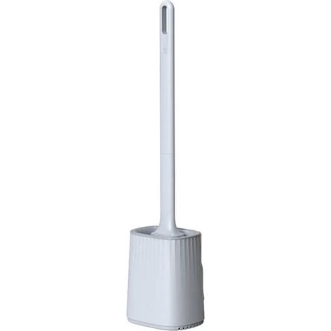 Brosse de toilette créative avec poignée détachable, brosse de toilette multifonctionnelle, brosse de nettoyage de salle de bain avec base, brosse de toilette, brosse de salle de bain (1/5)