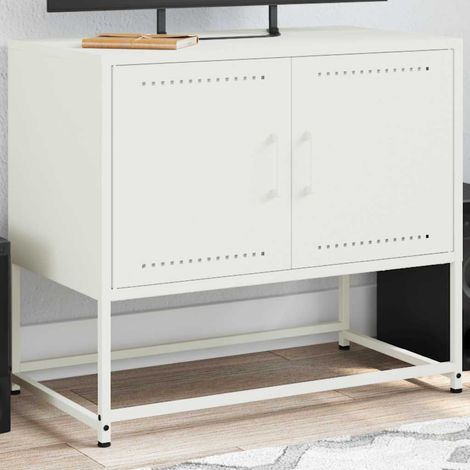 TV-Schrank Weiß 68,5x39x60,5 cm Stahl