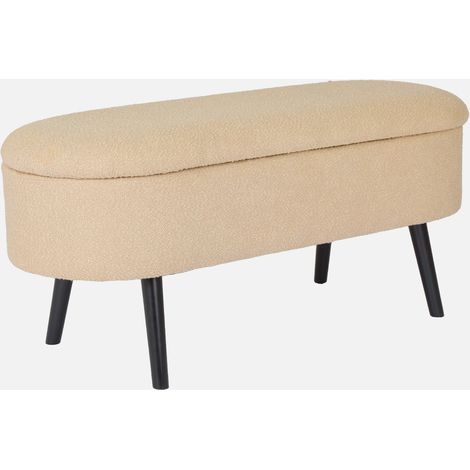 Cassapanca con rivestimento bouclé (1/5)