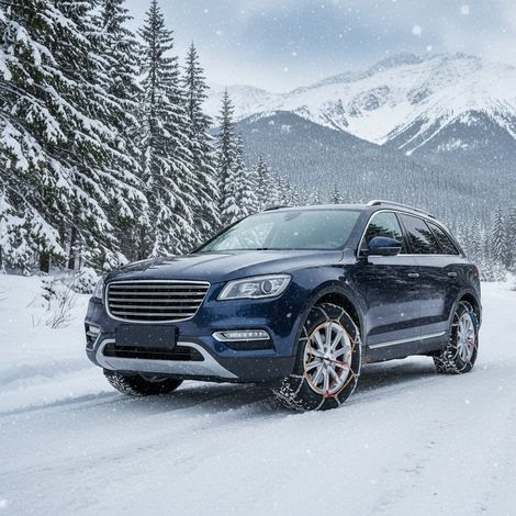 Catene da neve per ruote a rombo per omologazione con maniglie di riparazione -Gruppo 10 (1/3)