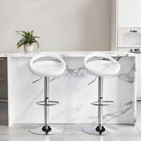 Tabouret de bar réglable de 76 à 96 cm 46 x 41 x 96 cm (1/5)
