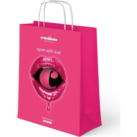 Sac cadeau en papier froissé