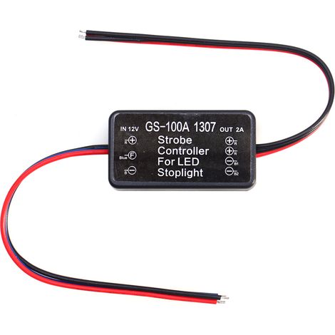 GS-100A 1307 LED Luce freno auto, GS-100A 1307 LED Luce freno auto Modulo controller lampeggiante strobo AP.