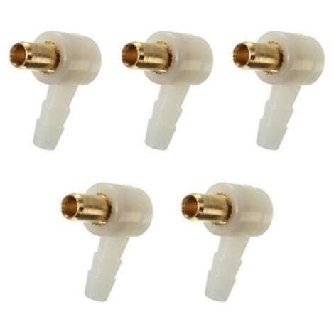 Lot de 5 raccords de tuyau d'essence de carburateur de rechange pour Briggs & Stratton 692317 (1/4)