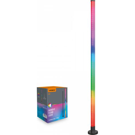 Lampada da terra LED RGBW dimmer telecomando Videx (1/2)