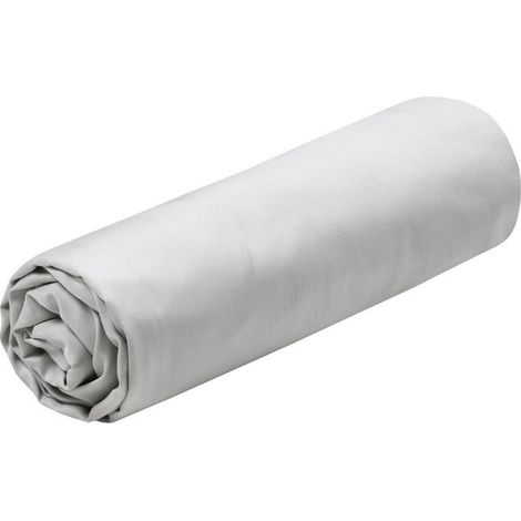 Drap housse percale de coton 180 x 200 cm Lin
