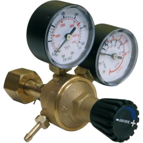 RIDUTTORE DI PRESSIONE ANIDRIDE CARBONICA CO2 ARGON MISCELA MIG TIG ATT. FEMMINA (1/3)