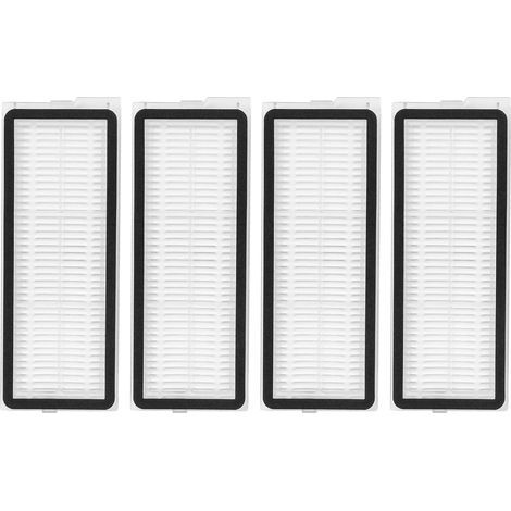 Lot de 4 filtres HEPA pour Roborock Qrevo S/Qrevo S5V/Qrevo Pro/Qrevo Plus/Qrevo MaxV/Qrevo Curv/Qrevo Curve/Qrevo Edge/Qrevo Curv S5X/Qrevo EDGE S5A/QV 35A/QV 35S accessoires d'aspirateur robot (1/5)