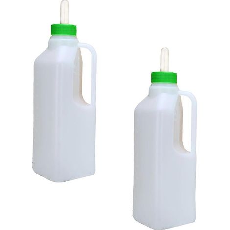 Biberons pour l'alimentation du bétail, biberons à lait pour moutons, lot de 6, couleurs assorties - Durables, pratiques et légers (1/5)