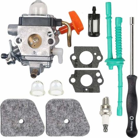 Kit de reemplazo de filtro de aire y combustible de junta de carburador CHOYCLIT compatible con Stihl FS110R FS130R FS100 KM130R FS130 FS90 KM90R KM90 FS100RX FS110 KM110R HT100 HT101 (1/5)