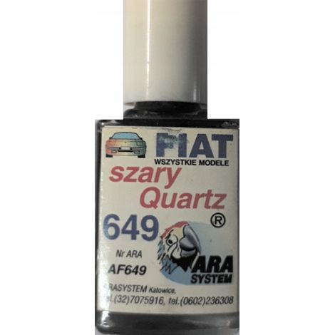Reparación de arañazos en la pintura del Fiat 649 gris cuarzo, 10 ml arasystem (1/5)