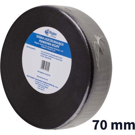 Cinta de sellado de espuma Rigips 70 mm x 30 m 11511772 (1/4)