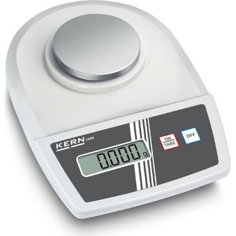 Kern - Balance de précision lecture 0,001 g portée max. 100 g plateau ∅ 82 mm plastique, peinture antistatique - EMB100-3