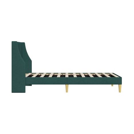 Cadre de lit simple avec tête de lit et plaque de fixation, tête de lit confortable, pour chambre, décor moderne, facile à assembler (1/5)