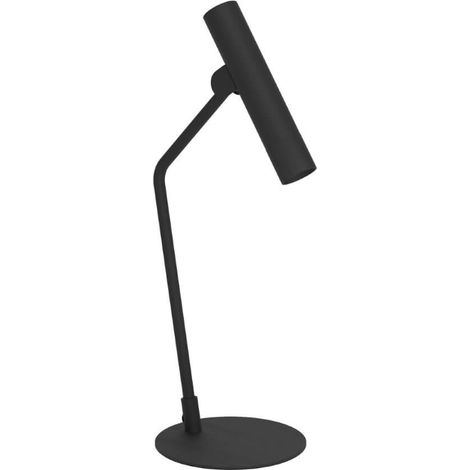 Lampe de table à LED Almudaina Steel noir 1x5w 3000K H: 49,5 cm avec interrupteur de câble (1/3)
