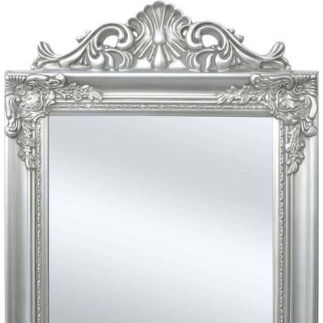 Miroir sur pied Luxueux, Miroir chambre, 160 x 40 cm Argenté OIB8586E (1/5)