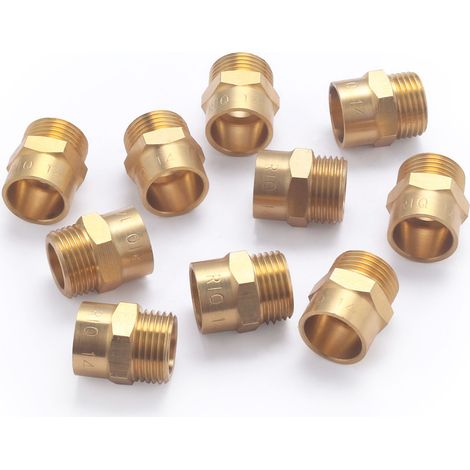 Machón Soldar Roscar QUICK PLOMBERIE - Ø14 Macho 3/8 x 10 unidades
