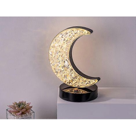 Romantic Moon Night Light with 3 Colors Modes Dimmable Touch Rechargeable Nightlight,LED Beside Lamp for Bedroom (1/5)