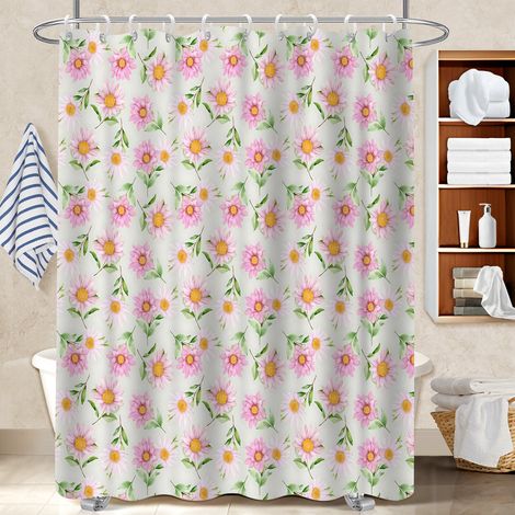 Rideau de douche 180x180 avec 12 œillets bâche de douche pour éviter les moisissures dans une pièce humide (1/5)
