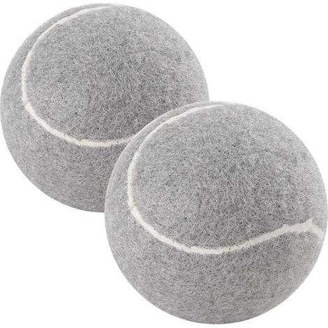 Set di 2 protezioni resistenti in feltro per gambe di mobili, antiscivolo, grigio (1/4)
