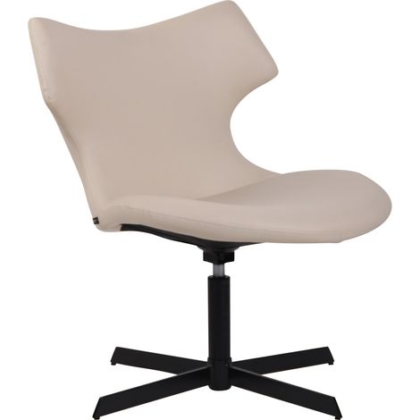 Lounger Welland Kunstleder creme