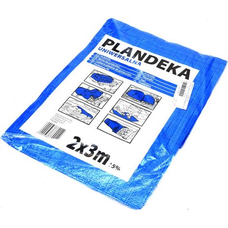 Lona ligera de 2x3 m (azul), peso 55 g/m².
