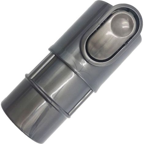 1 Adaptateur aspirateur, connexion 32 mm, plastique gris, pour tuyaux et accessoires divers (1/4)