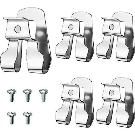 Clip de perçage pour ceinture porte-outils 633586002 636181001, pièce de rechange avec vis, 10 crochets de tournevis en métal (1/5)