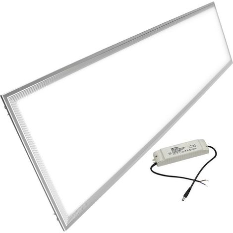 TrAdE Shop Traesio - Pannello Led 120x30 40w Rettangolare Plafoniera Led 120x30cm Luce Bianca E Calda - -Bianco Naturale -