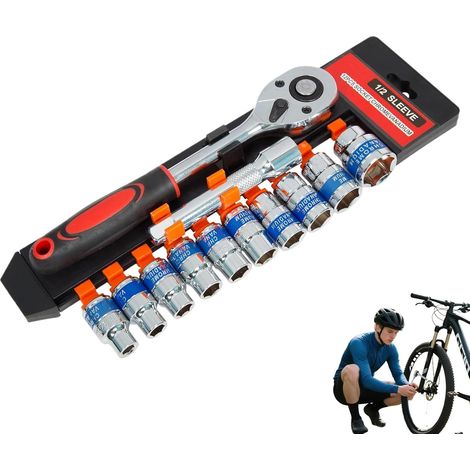 Jeu de clés à cliquet et clés à douille - 1/2" - Outils de véhicule pour (1/5)
